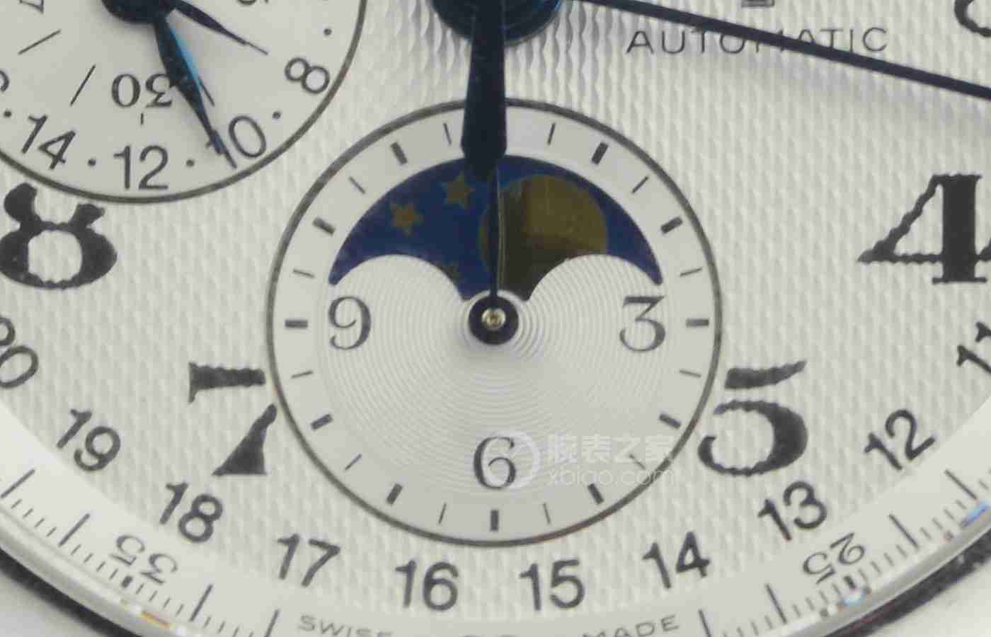 浪琴表名匠系列月相计时腕表，功能全且外形优雅，令人惊叹  第10张