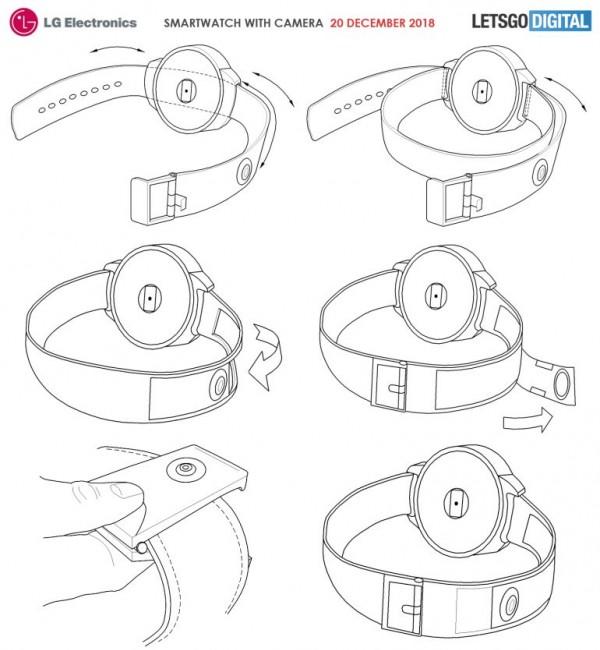 三星Gear后业界共识变了？LG新专利要给智能手表加摄像头  第2张