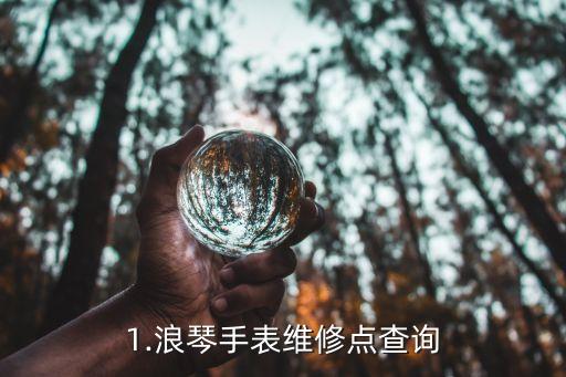 浪琴手表维修点查询：官网操作指南及正规授权点选择建议
