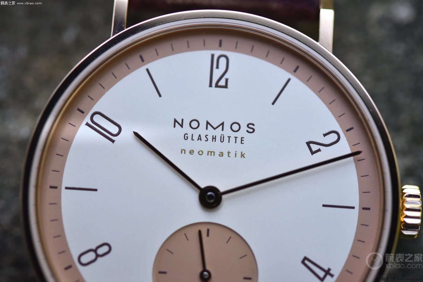 格拉苏蒂制表175周年，Nomos推出Tangente Roségold Neomatik腕表  第3张