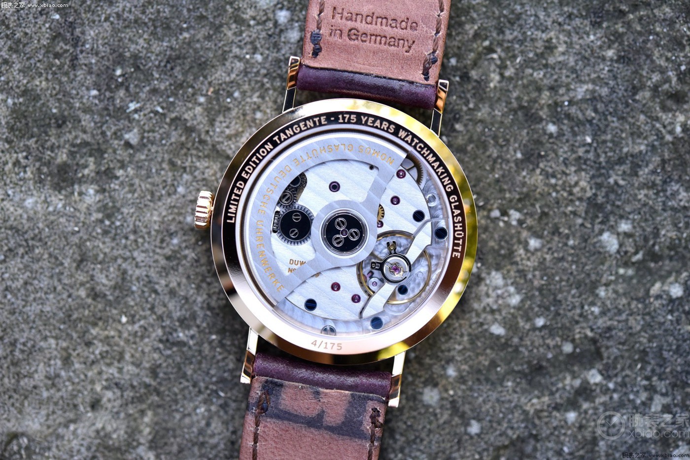 格拉苏蒂制表175周年，Nomos推出Tangente Roségold Neomatik腕表  第4张
